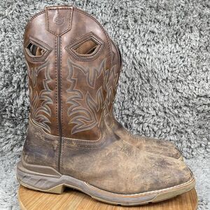 Double-H Portal Western Leather Cowboy Boots Men's 12 D DH5382